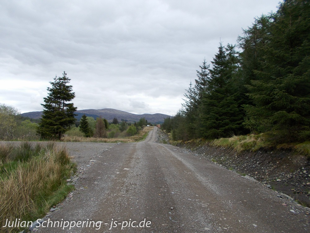 Wandern auf dem East Highland Way in Schottland